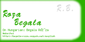 roza begala business card